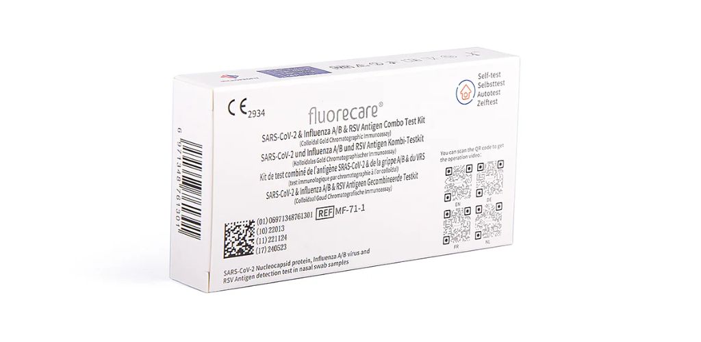 fluorecare combo 4in1- die besten corona selbsttests