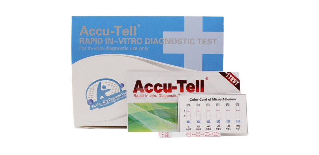 Accu-Tell Microalbumin Semi-quantitative Schnelltest Streifen