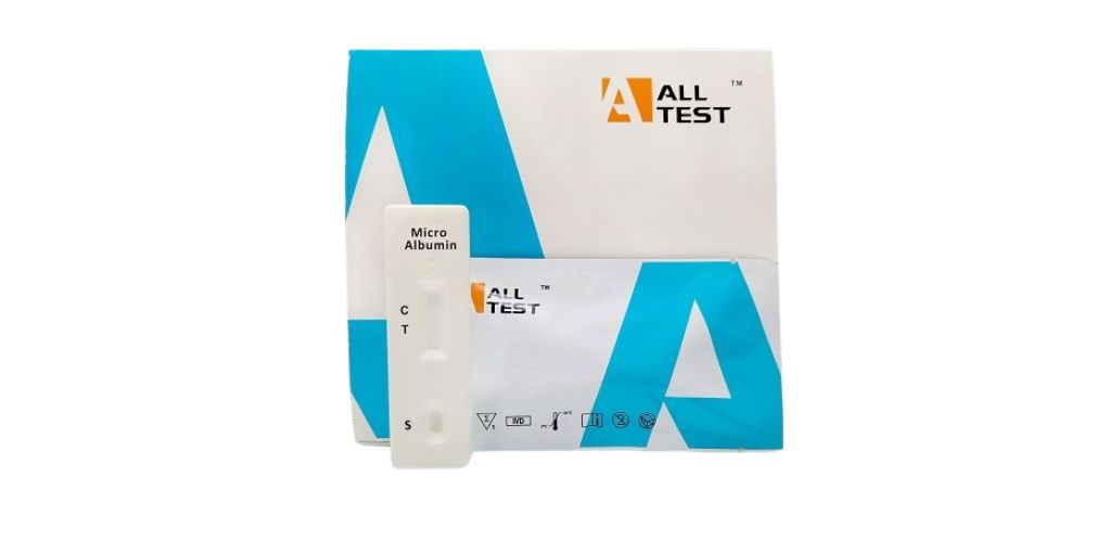 alltest semi-quantitative micro-albumin schnelltest