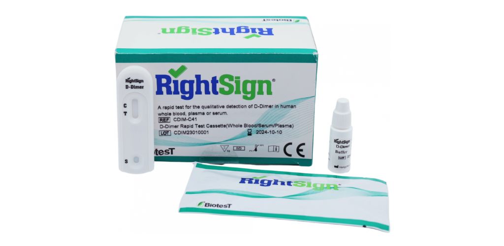 rightsign d-dimer schnelltest kassette