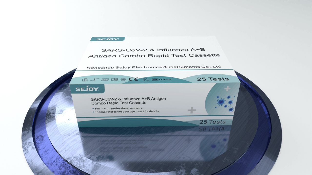 Sejoy Kombitest 3 in 1 SARS-CoV-2 | InfluenzaA | InfluenzaB