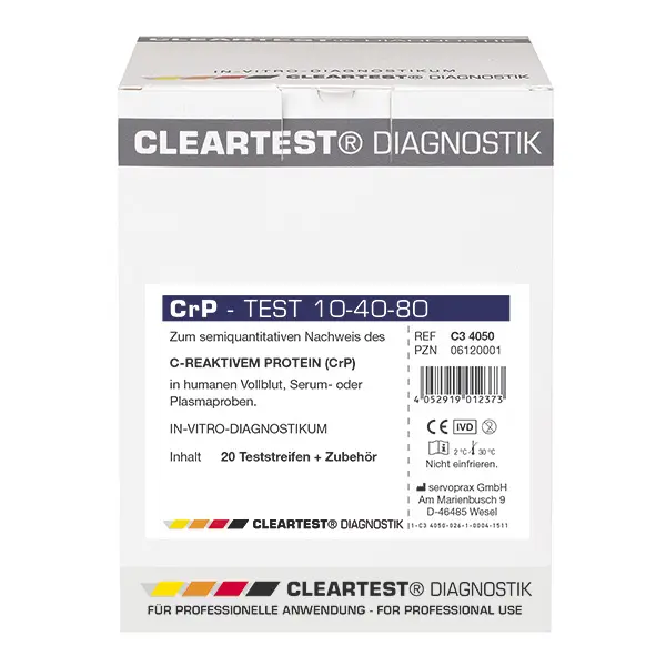 CLEARTEST C-Reactive Protein CRP Test Kit (10/40/80)